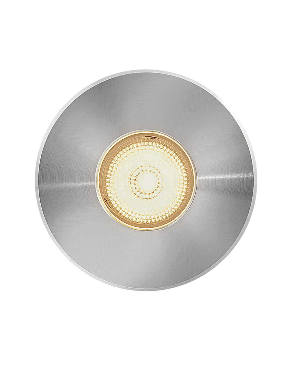 Dot Round LED Button Light in Stainless Steel