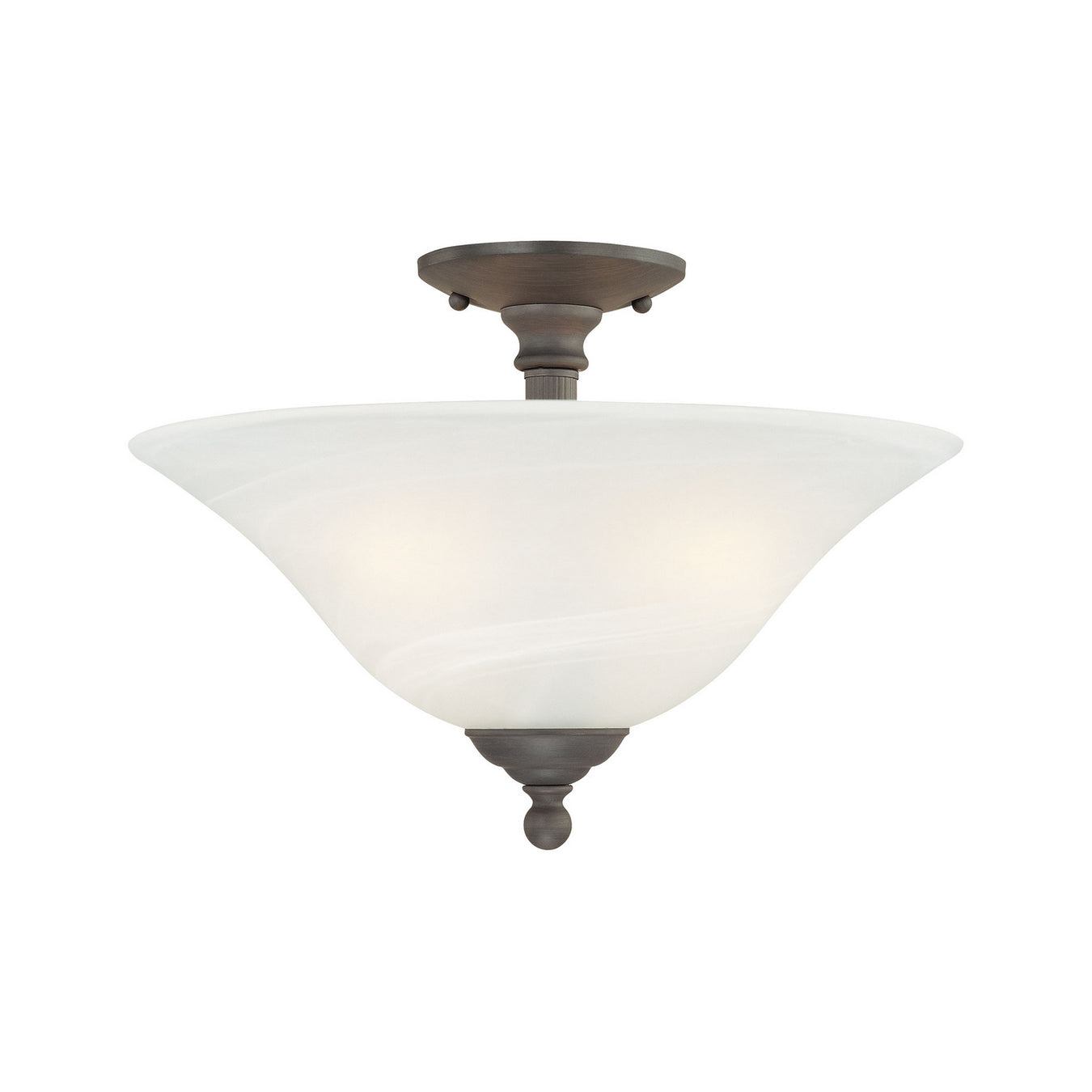 Riva 3-Light Ceiling Lamp in Painted Bronze