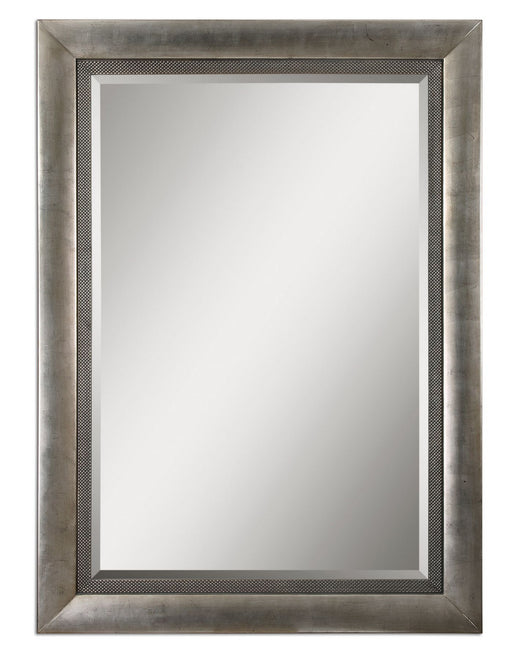 Uttermost's Gilford Antique Silver Mirror Designed by Grace Feyock