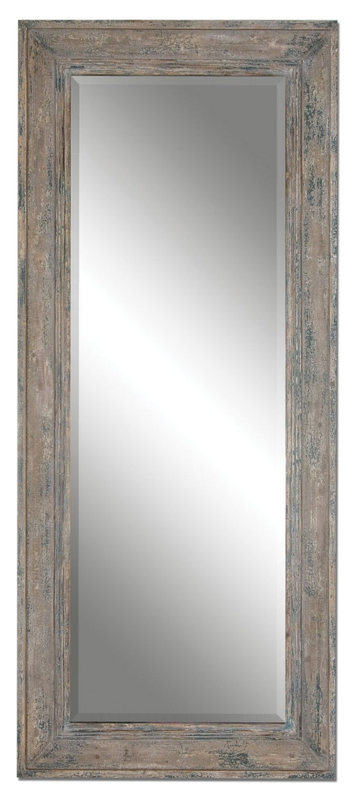 Uttermost's Missoula Distressed Leaner Mirror Designed by Grace Feyock