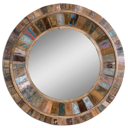 Uttermost's Jeremiah Round Wood Mirror