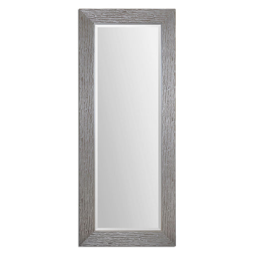 Uttermost's Amadeus Large Silver Mirror Designed by Grace Feyock