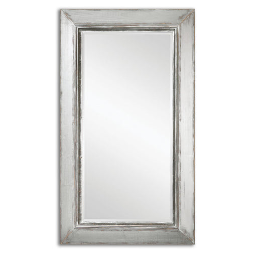 Uttermost's Lucanus Oversized Silver Mirror Designed by Grace Feyock