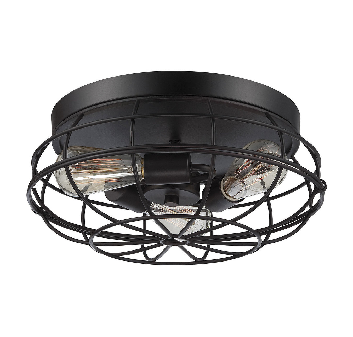 Scout 3-Light Flush Mount in English Bronze