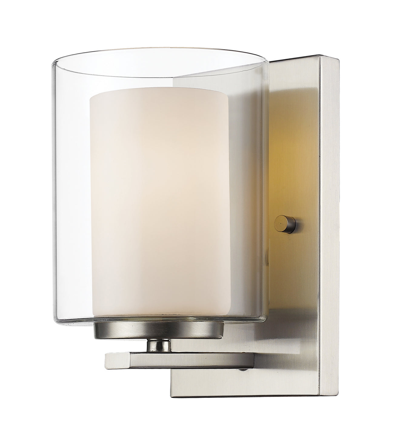Willow 1 Light Wall Sconce in Brushed Nickel