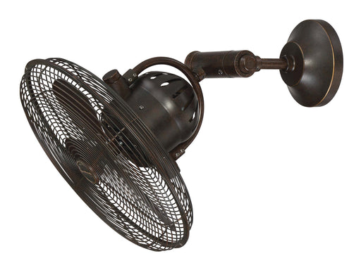 Bellows IV Wall Fans in Aged Bronze Textured