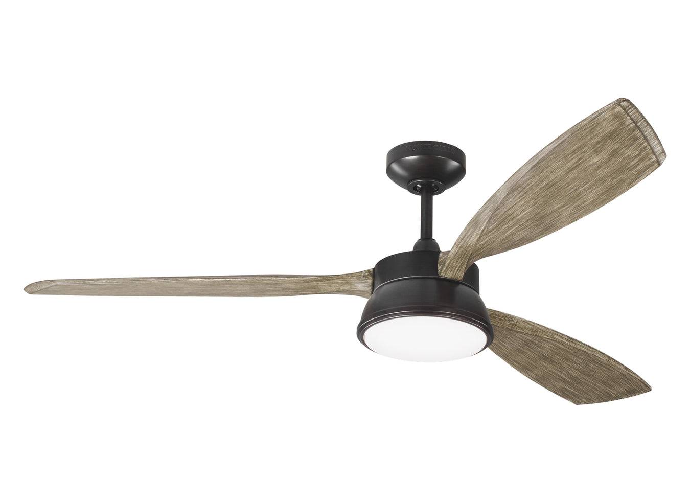 Destin Ceiling Fan in Aged Pewter with Light Grey Weathered Oak Blade