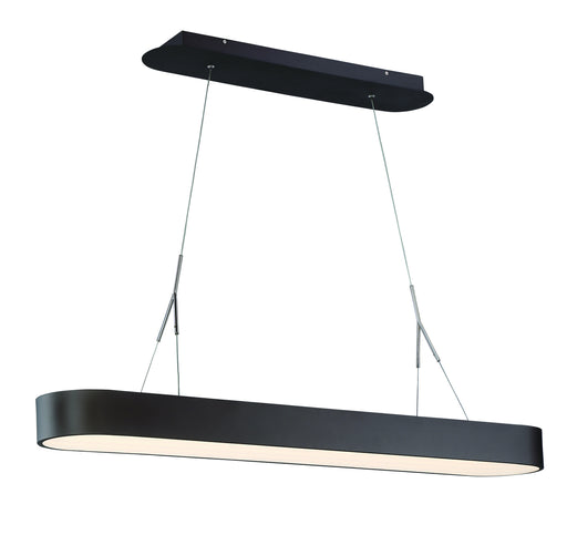 Step Up LED Pendant Light in Bronze with White
