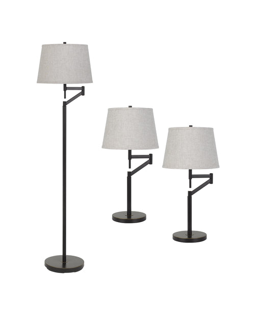CAL Lighting (BO-2874-3-DB) 3-Piece Swing-Arm Lamp Set