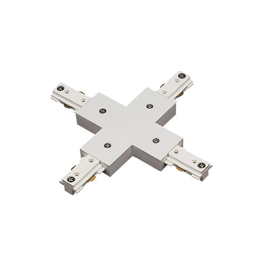 Cal Track X Connector (3 Wires) in White - Lamps Expo