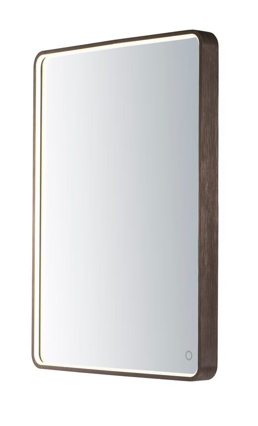 24" x 31.5" Rectangular LED Mirror in Anodized Bronze