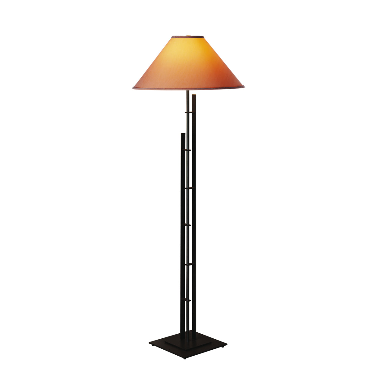 Metra Double Floor Lamp in Mahogany (03)