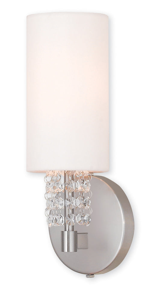 Carlisle 1-Light ADA Wall Sconce in Brushed Nickel - Lamps Expo