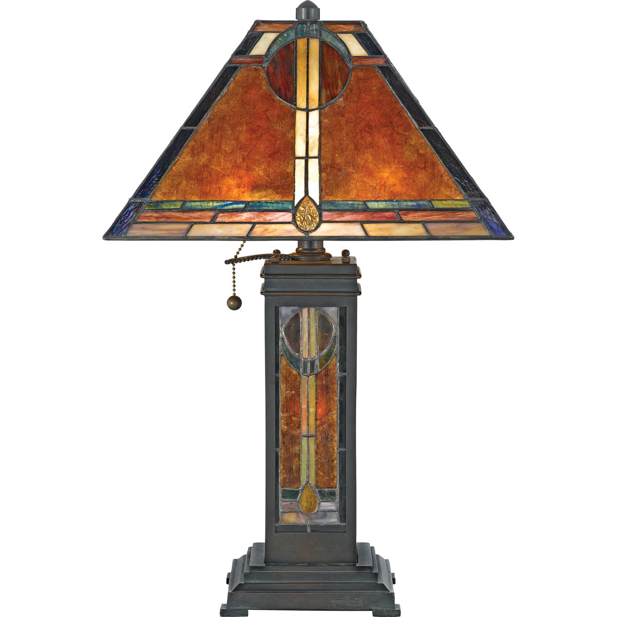 San Gabriel 2-Light Table Lamp in Valiant Bronze