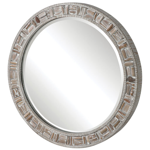 Uttermost's Del Mar Round Mirror Designed by Renee Wightman - Lamps Expo