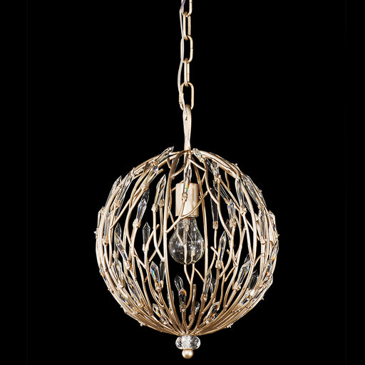 Bask 1-Light Pendant in Gold Dust with Premium Pre-Installed Crystal - Lamps Expo